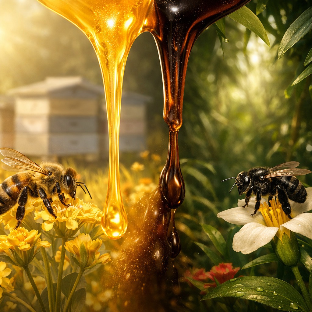 Diferencia miel abeja API y Melipona