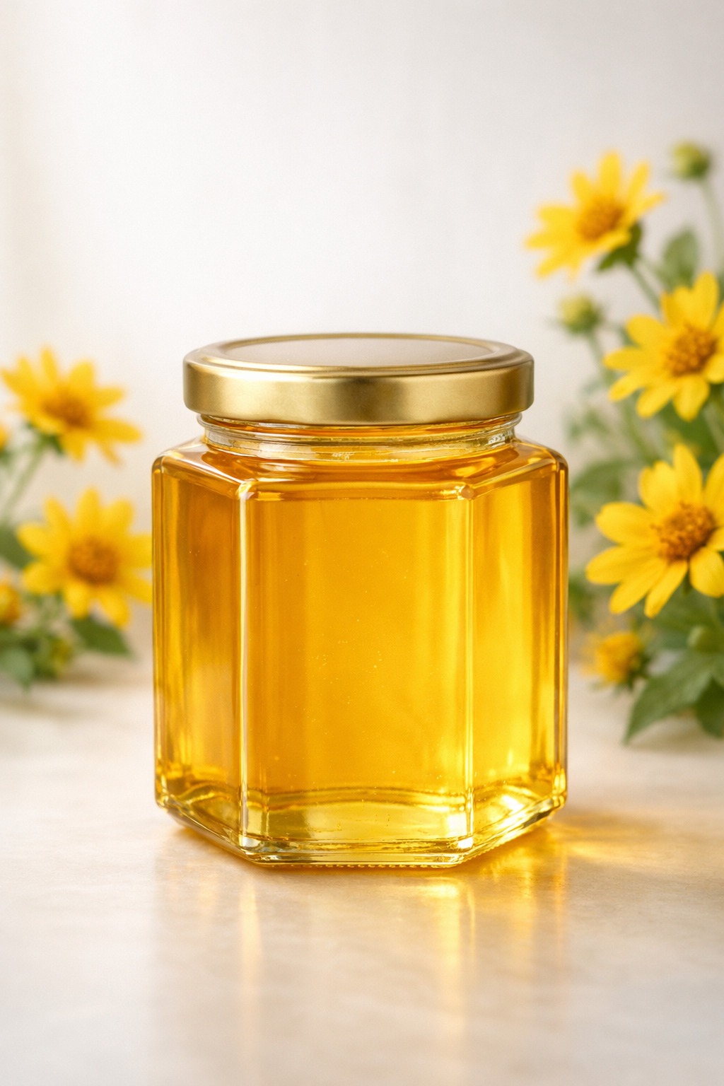 Frasco con miel Tajonal