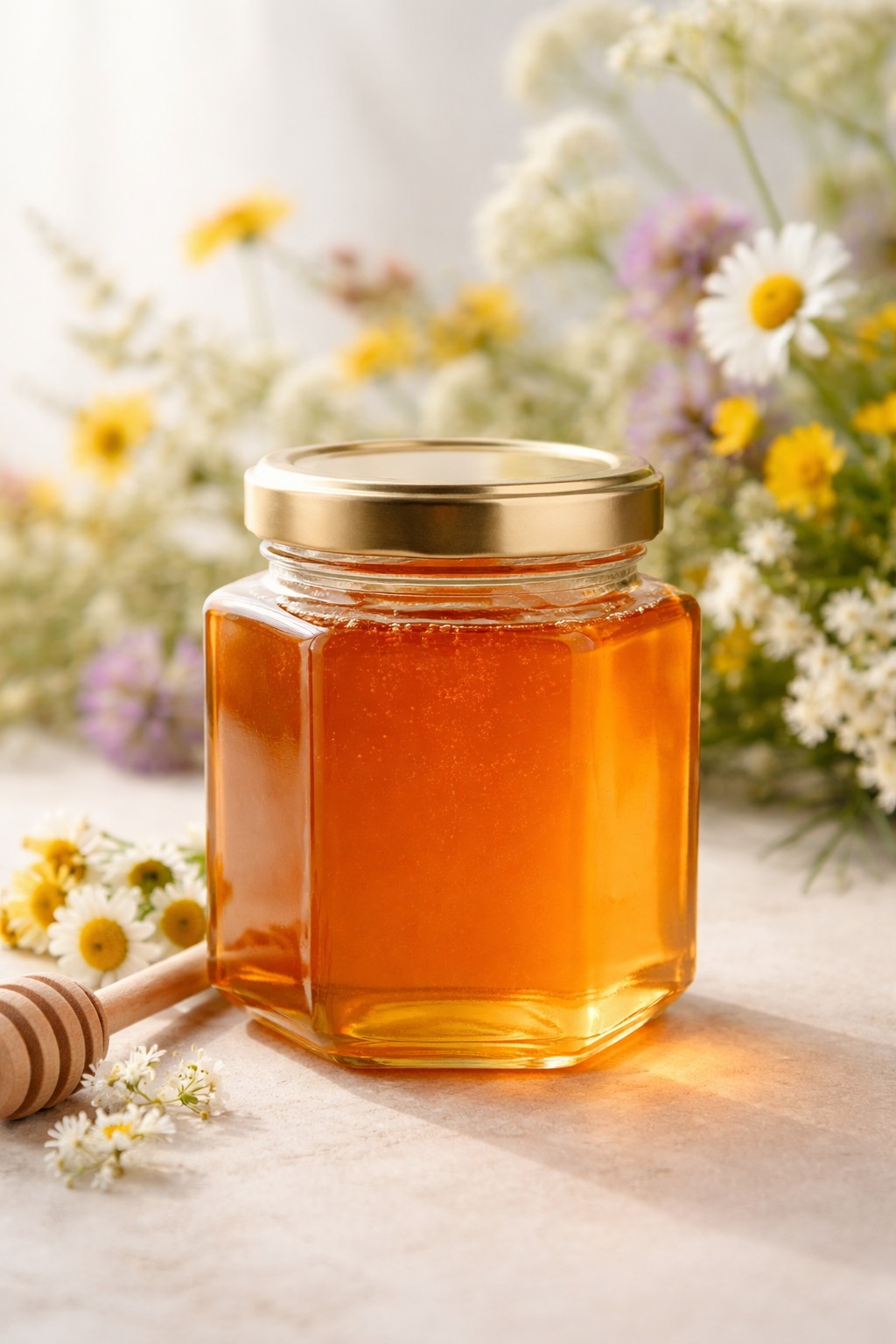 Frasco de miel Multifloral