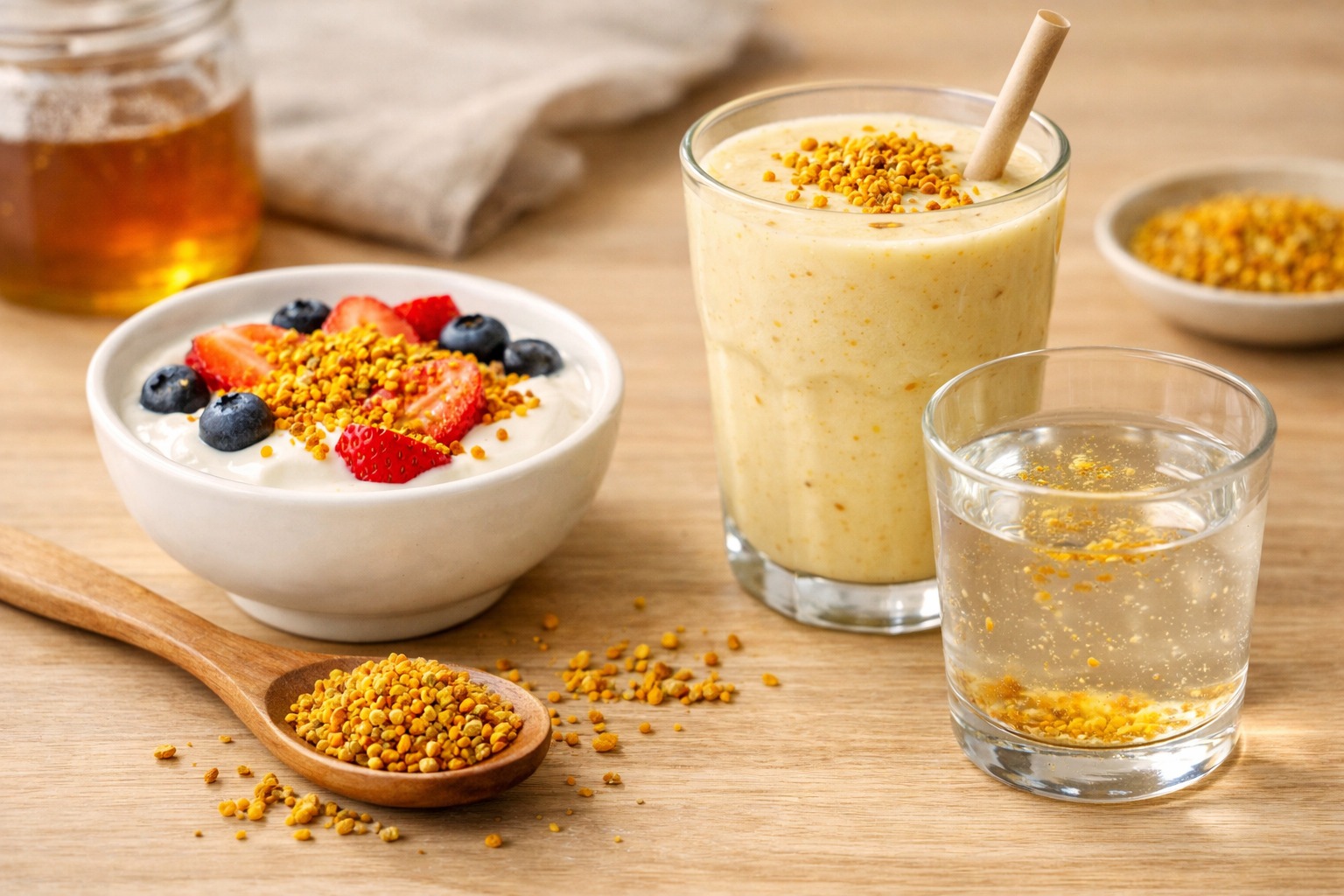 Sugerencias consumo polen de abeja